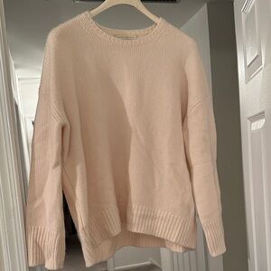 NakedCashmere Soft light pink Crew Neck Sweater